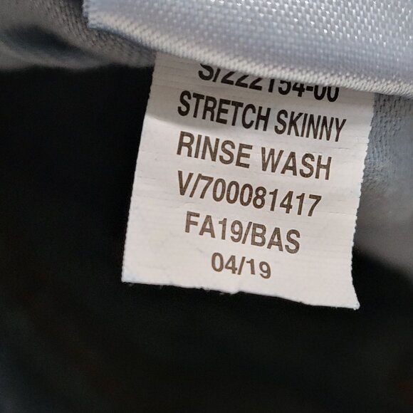 Old Navy Mens Jeans Skinny 28X30 (Fit 28 X 28 ) Built in Tough Flex Stretch Pant - Picture 6 of 15